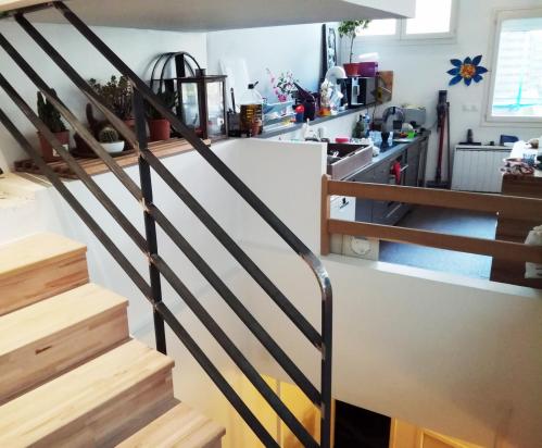 Garde-corps pour sécuriser un escalier